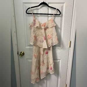 A new day floral dress adjustable spaghetti strap size small NWT